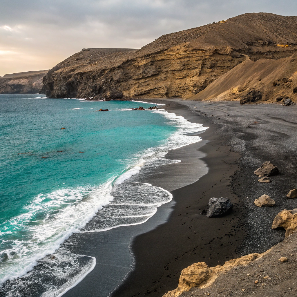 Niezwykła charakterystyka i doświadczenia na czarnych plażach
