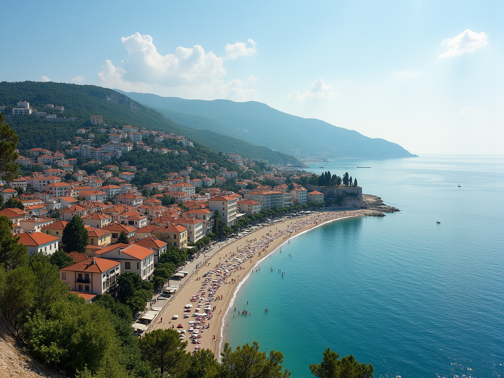 Słynna Riwiera Budwańska - raj dla miłośników plażowania