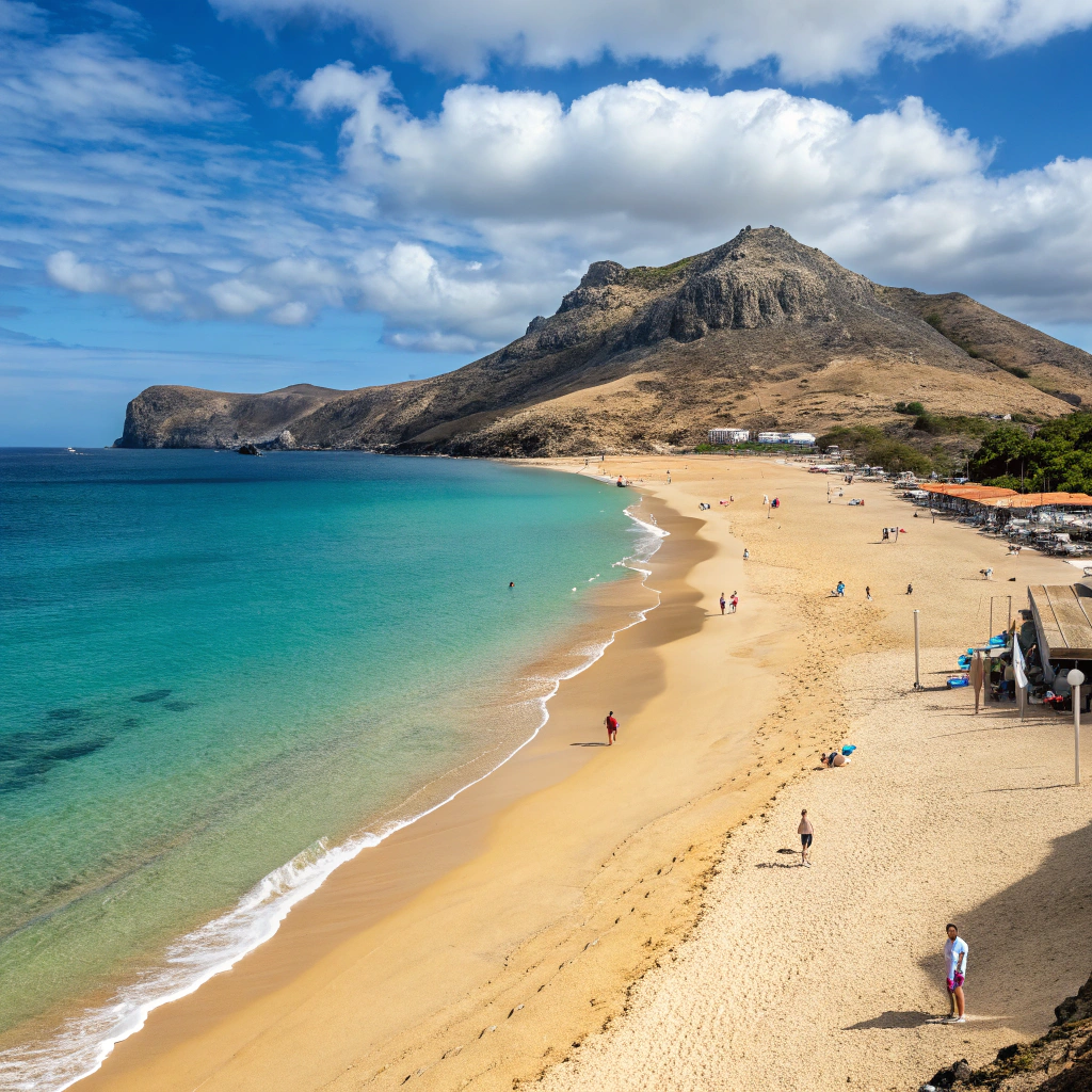 Rajska plaża Porto Santo - perła archipelagu